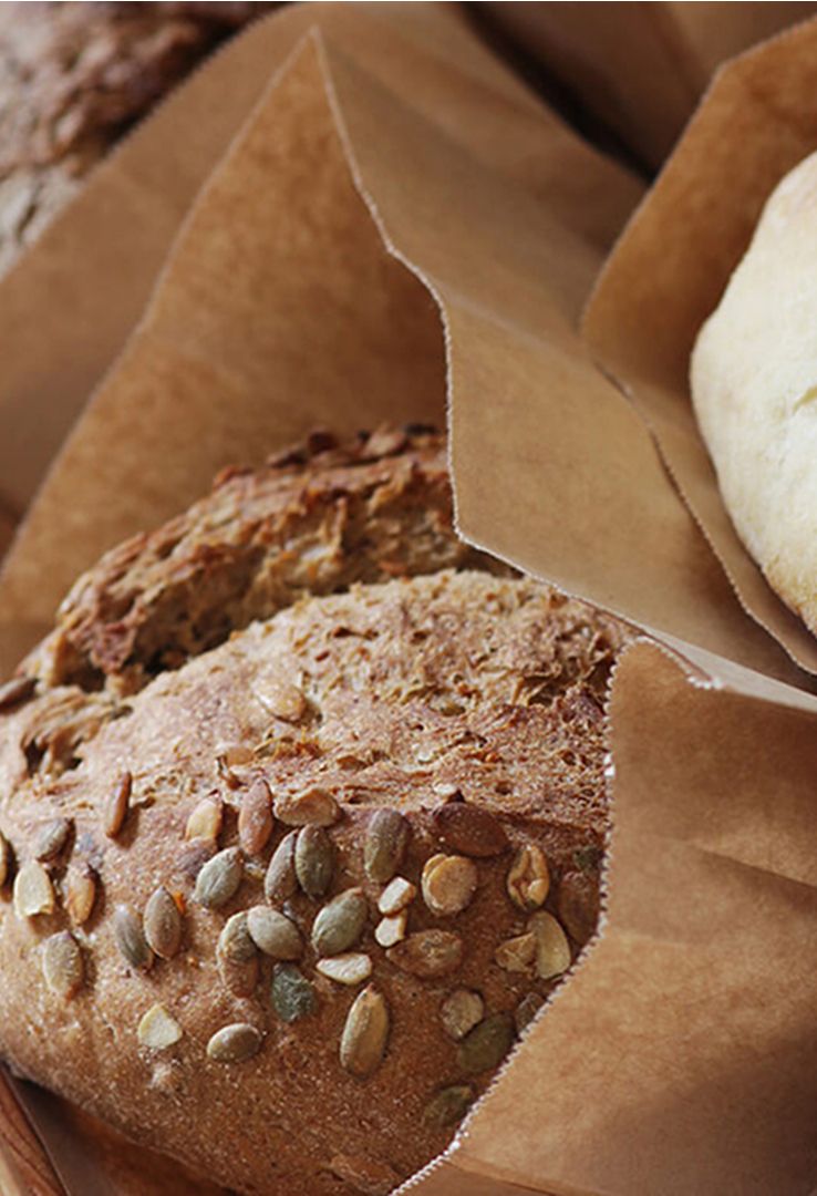Kürbiskernbrot in der Tüte